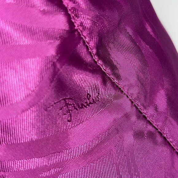 Emilio Pucci 17YC10 Reversible Hooded Puffer Vest Size 8 Fuchsia And Floral Prin - Picture 8 of 12